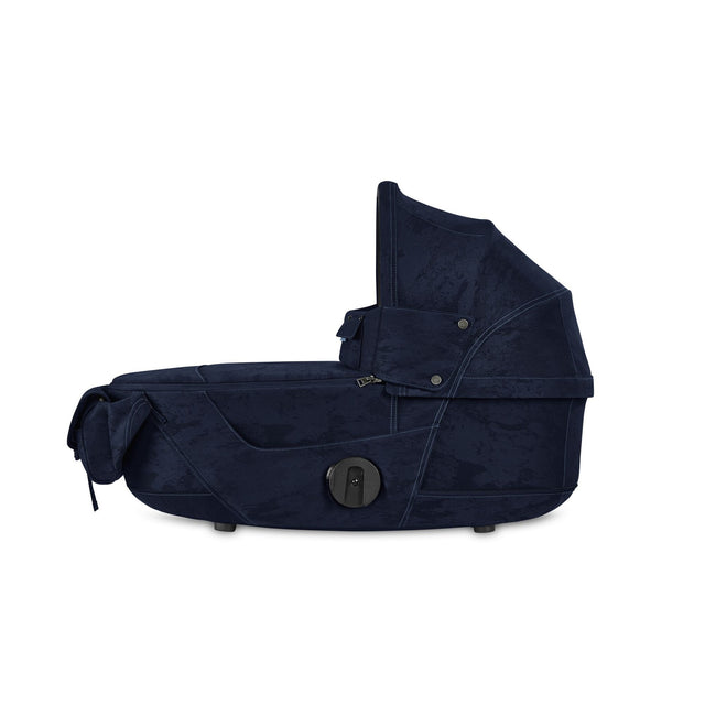 Mios Lux Carry Cot - Rebellious Luxury Denim Blue